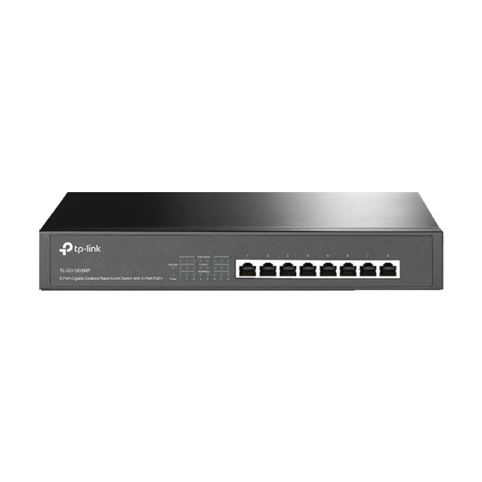 سوئیچ 8 پورت PoE تی پی لینک TL-SG1008MP سوئیچ 8 پورت PoE تی پی لینک TL-SG1008MP