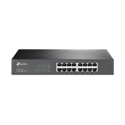 سوئیچ 16 پورت گیگابیتی و رکمونت تی پی لینک مدل TL-SG1016D