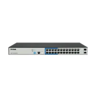 سوئیچ 26 پورت گیگابیتی و رکمونت دی لینک مدل DGS-F1210-26PS-E