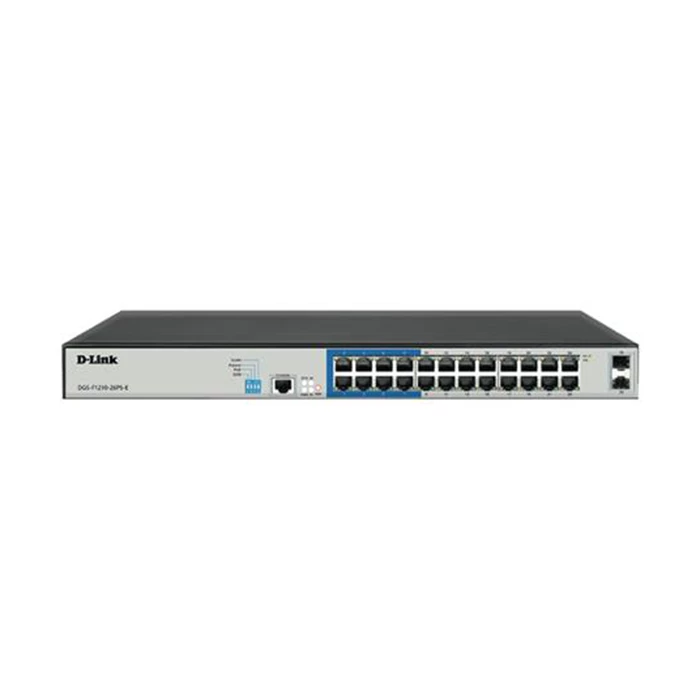 سوئیچ 26 پورت گیگابیتی و رکمونت دی لینک مدل DGS-F1210-26PS-E سوئیچ 26 پورت گیگابیتی و رکمونت دی لینک مدل DGS-F1210-26PS-E