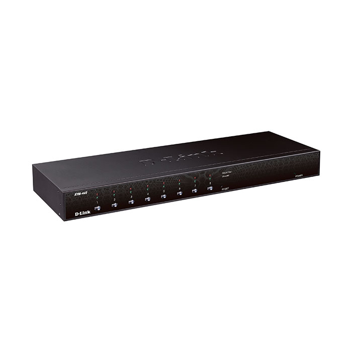 سوئیچ 8 پورت Combo KVM دی لینک مدل KVM-440 سوئیچ 8 پورت Combo KVM دی لینک مدل KVM-440