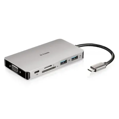هاب USB-C مدل DUB-M910 برند دی لینک دارای 9 پورت متنوع