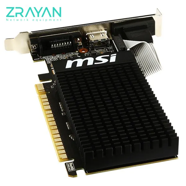 زد رایان کارت گرافیک ام اس آی مدل GT 710 2GD3H LP زد رایان کارت گرافیک ام اس آی مدل GT 710 2GD3H LP