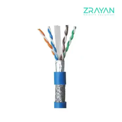کابل شبکه لگراند Cat6 SFTP تمام مس بدون تست فلوک روکش PVC حلقه 500 متری زد رایان