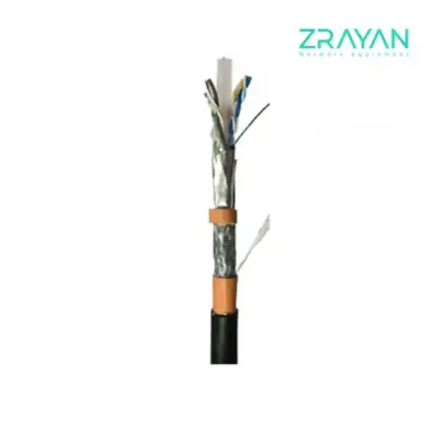کابل شبکه نگزنس Cat6 SFTP Outdoor تمام مس تست فلوک چنل با دو روکش PVC + PE خرید از زدرایان