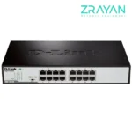 سوییچ 16 پورت گیگابیتی، غیر مدیریتی و دسکتاپ دی-لینک مدل DGS-1016D
