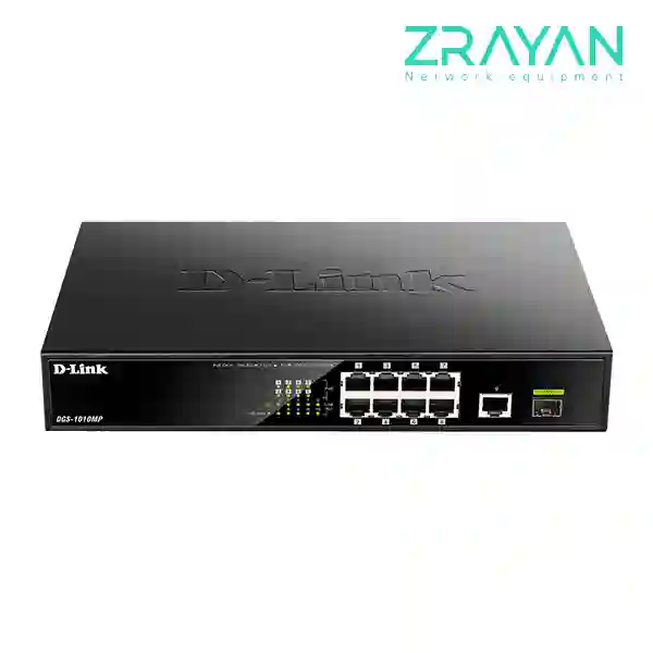 zrayan-DGS-1010MP سوئیچ 10 پورت گیگابیت PoE دی-لینک مدل DGS-1010MP