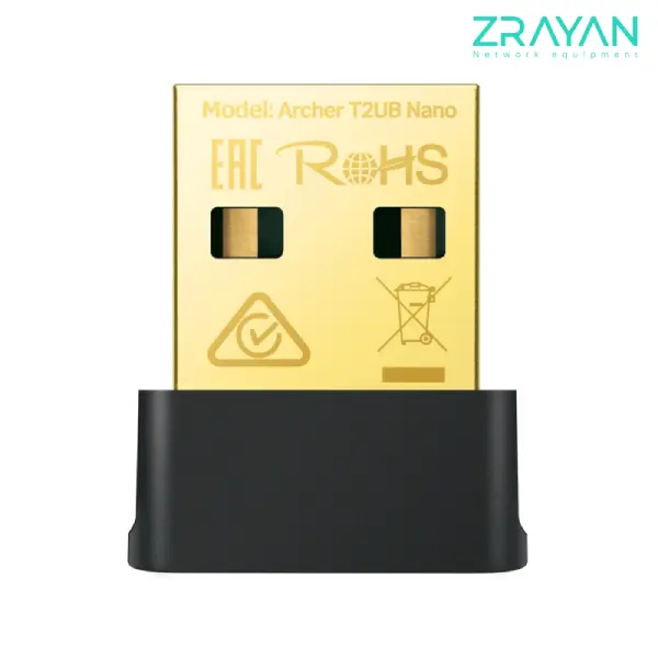 zrayan-Archer T2UB Nano-product کارت شبکه USB تی پی-لینک مدل Archer T2UB Nano