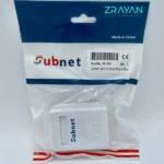 کیستون باکس Cat6 UTP تک پورت قوطی کبریتی یوبی نت