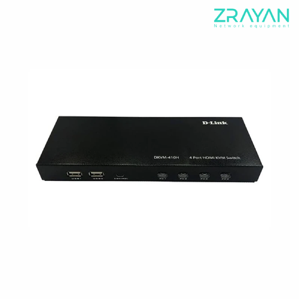 zrayan-dlink-DKVM-410H سوییچ 4 پورت دی لینک مدل DKVM-410H