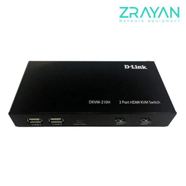 zrayan-dkvm-210h سوییچ 2 پورت KVM دی لینک مدل DKVM-210H