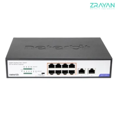 سوییچ 10 پورت نتربیت مدل NGS-F1010P-A
