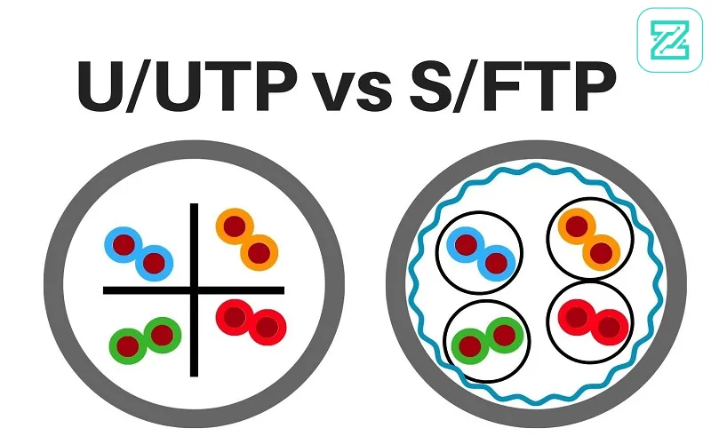 تفاوت کابل شبکه UTP و SFTP