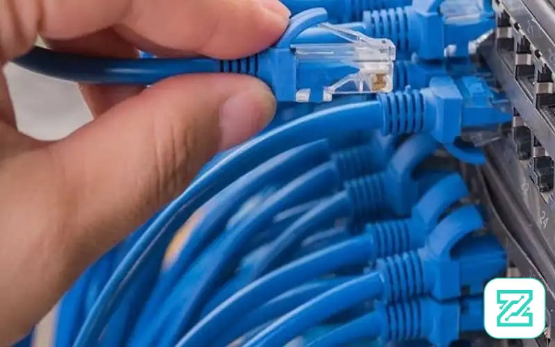 سوکت زدن کابل شبکه